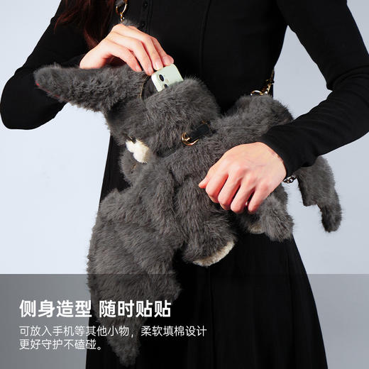 纵锦浪里原创不服蝙蝠斜挎包背包毛绒玩偶 商品图1