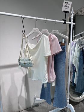 【门店同款】ENJOY夏季“悠然之境”气质珍珠肩带上衣 162267808