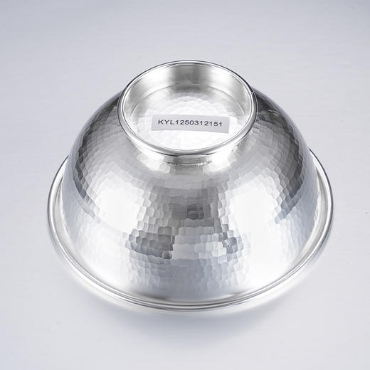 子佩集S999银【时光静好】碗摆件【FS025】纯银餐具锤纹 商品图3