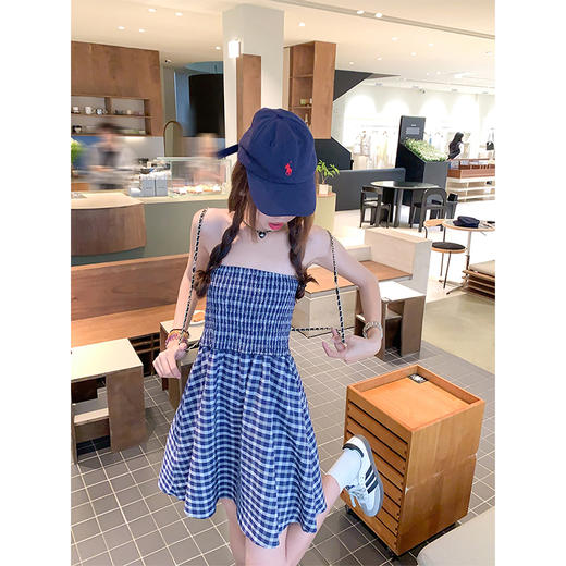 【149元任选2件】最后一波！两穿格子抹胸吊带连衣裙 商品图2