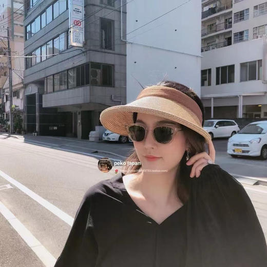 【宠粉团购】百搭日式 大檐遮阳 空顶草帽 商品图0