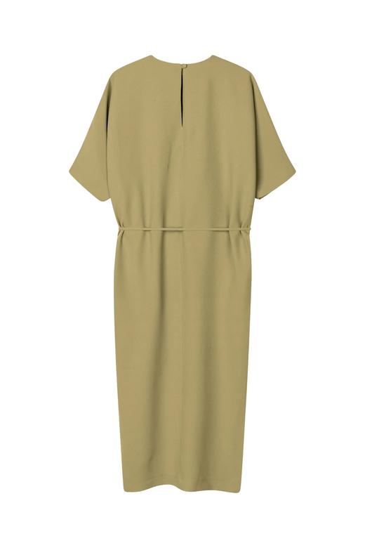 Mark Kenly Domino Tan   新柳绿绉绸系带连衣裙 商品图4