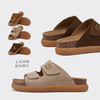 【牛反绒】星期六复古褐棕魔术贴外穿凉拖SSD2110390 商品缩略图10
