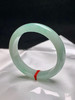 612665，59.5圈口，糯化晴底飘绿花正圈平安镯，晴水绿底色，水头好，细腻 商品缩略图2