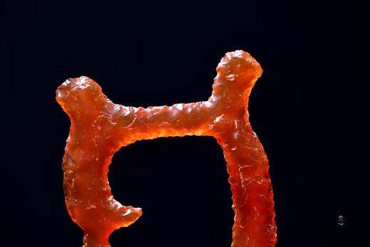 红山文化玛瑙龙老蓝琉璃项链 商品图2