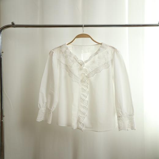 SUSX 法式风情 重工刺绣衬衫（下单3-7天发货） 商品图2