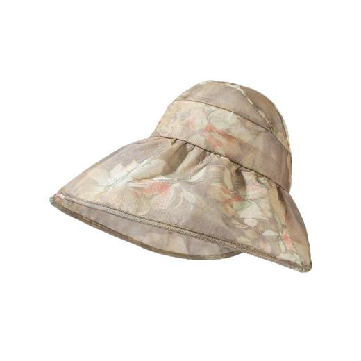 优雅高级感花朵大沿空顶帽，可折叠防晒帽遮阳帽JC-M3507 商品图4