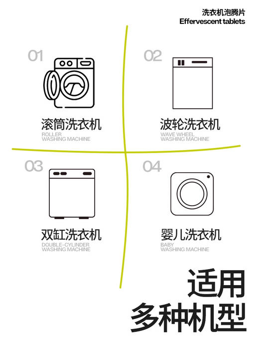 【绮】小仓熊洗衣机清洁泡腾片-薰衣草-6颗/袋*2 商品图3