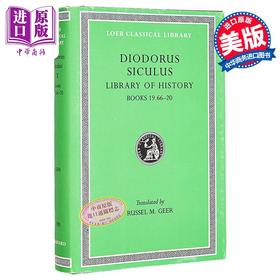 【中商原版】历史丛书 卷10 洛布古典丛书 原文希英对照版 英文原版 Library of History Volume X Diodorus Siculus