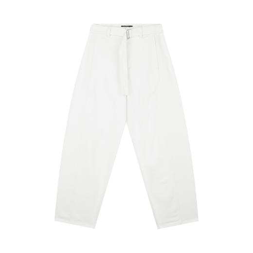 oneup斜纹腰带弯刀裤 商品图7