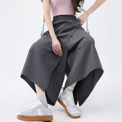 热卖，显瘦！不挑身材！亿绘 夏季山本工装裤裙KC001 叠片裙 冰丝垂感 显瘦轻盈 3色可选 商品图4