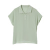 KQ-54832真丝短袖女装t恤夏季2025小个子港风短款polo上衣.桑蚕丝衬衫时尚 商品缩略图4