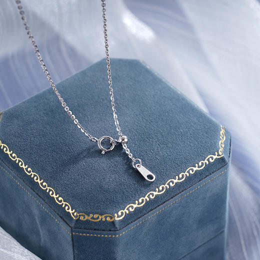 子佩集S925银【静蓝微醺】套链【YL-6018104】纯银项链时尚蓝色水滴项链2503 商品图4