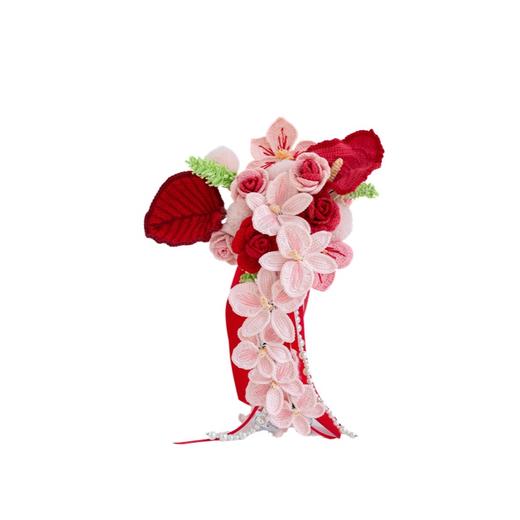 苏苏姐家珍爱瀑布手捧花手工编织DIY钩针花束毛线团自制材料包预 商品图4