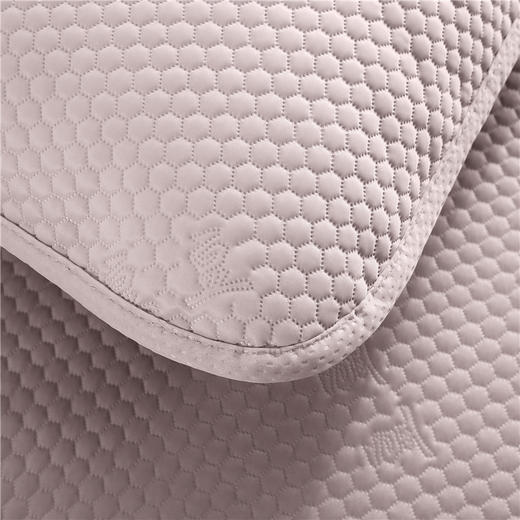 南方生活超声波3D冰豆豆凉席三件套 180*200cm  48*74cm 粉玉/高级灰/香槟金 商品图1