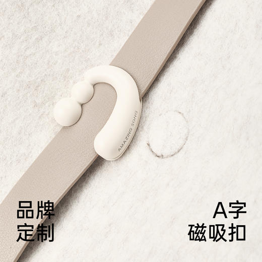 Amazing Song乙颂 三角包手提斜挎牛皮小众设计通勤质感单肩黄色 商品图6