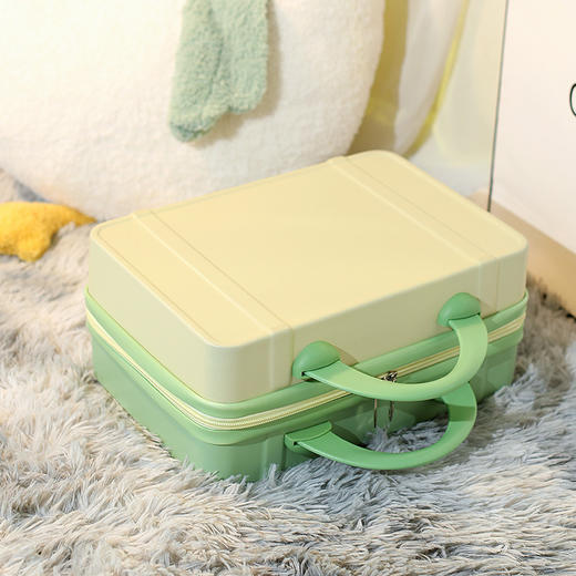 五一出行【轻松收纳！告别凌乱】高颜值小清新出差旅行14寸行李箱节日礼盒装伴手礼糖果色迷你手提箱化妆箱。ry 商品图5