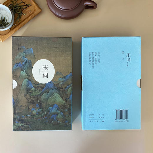 《唐诗》+《宋词》彩插注解本（上下册）+ 赠笔记本 商品图2