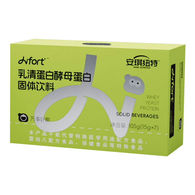Hifort乳清蛋白酵母蛋白粉15g*7袋/盒