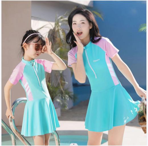 🌈【伊泺杉海边防晒速干亲子装泳衣】理想的沙滩look~‼️ ☺️夏天到了!!和女儿一人一件这样的泳装出现在海边， 👀简直回头率爆棚~超级显瘦🥰，透气舒适~ 温馨提示！ 商品图0