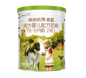 海普诺凯荷致翡翠较大婴儿配方奶粉（6-12月龄，2段）380g