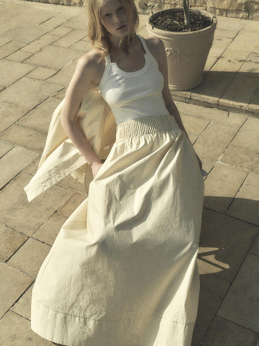 VC｜SS25115 Udo pleated skirt [半身裙 蜜桃色 ] 商品图1