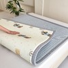 2025春夏A类抗菌印花凉感豆豆多功能垫地垫 加厚海绵可折叠收纳凉席地垫 商品缩略图2