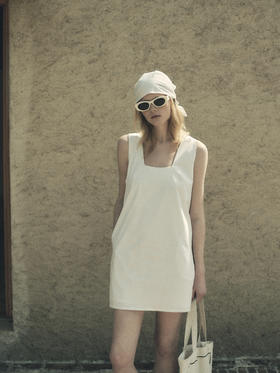 VC｜SS25077 Irene short dress [连衣裙  白]