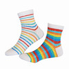 【6双6折】中童春夏薄袜子中筒彩条童袜时尚棉袜【2双装 2513207】 商品缩略图2