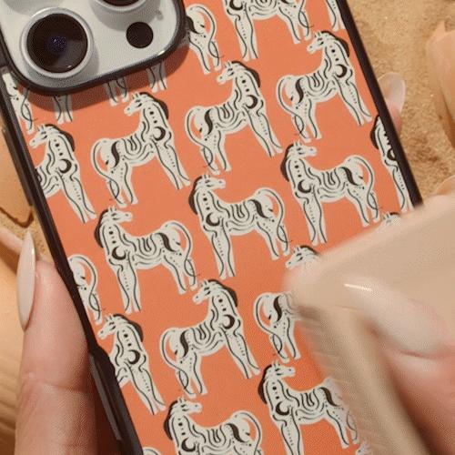 【绿洲物语】原木棕·MagSafe植物卡包 WALLET卡包 Wallet of Magsafe磁吸卡包系列 棕色 植物花卉 纹理 商品图2