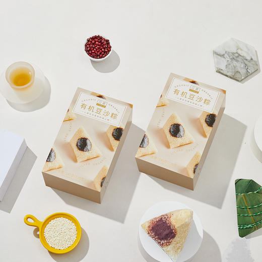 立家有机豆沙粽240g/盒*3 商品图1