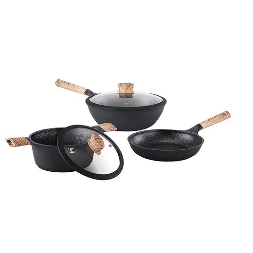 欢喜系列不粘锅三件套HXC-L-TZ002B 商品图0