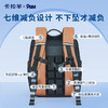 卡拉羊X九微米20L小学生3-6年级防下坠减负气囊缓震轻奢立体书包 凯旋门 U2607-1 商品缩略图4