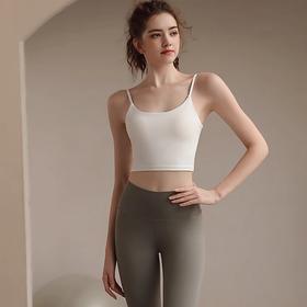 跃牌【洛水之神系列】25春夏细肩带交叉美背瑜伽服新款露背健身背心小吊带SY915