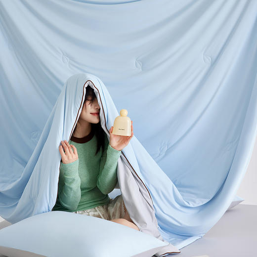 【凉感值高达0.36】A类裸睡级凉感兰精莱赛尔天丝夏被 丝滑凉爽夏凉被 商品图8