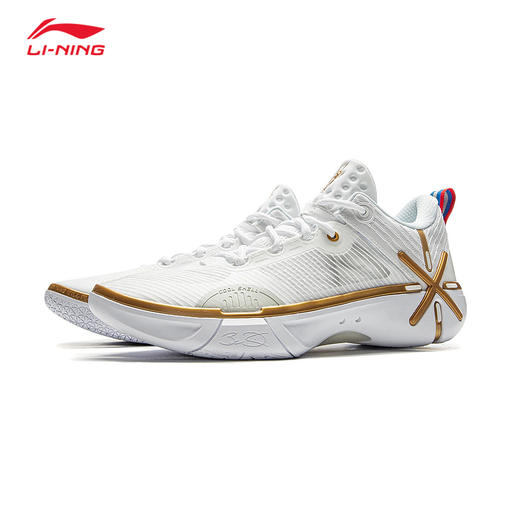 李宁韦德丨轻量高回弹篮球场地鞋男鞋2025夏季柔软低帮篮球鞋ABPV021 商品图2