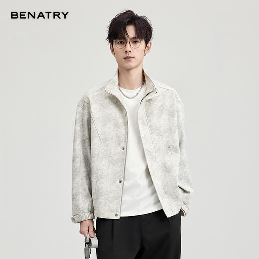 贝纳川印花立领茄克ECF100003 商品图1