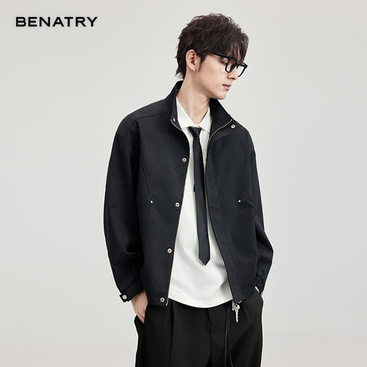 贝纳川印花立领茄克ECF100003 商品图8