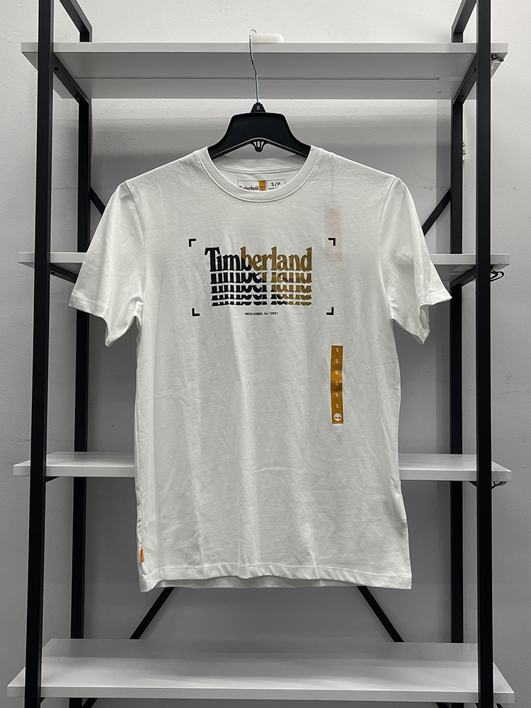 Timberland/添柏岚 男士字母印花REGULAR FIT纯棉透气短袖T恤