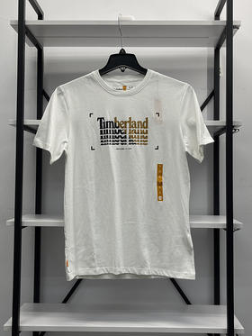Timberland/添柏岚 男士字母印花REGULAR FIT纯棉透气短袖T恤