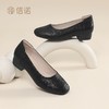 信诺正品羊皮舒适低跟女鞋2025春秋新款软底轻便单鞋浅口小皮鞋子5C1607-9 商品缩略图6