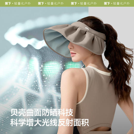 蕉下女士贝壳防晒帽 商品图3