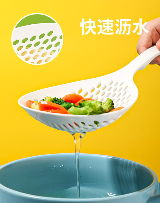 【日式捞勺】捞面大漏勺厨房长柄饺子馄饨沥水勺加大多款批发 商品图3