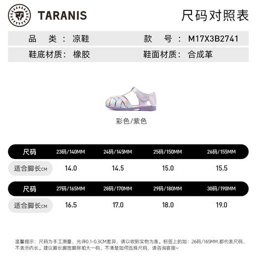 泰兰尼斯meta女童凉鞋2025夏季新款儿童公主鞋软底小女孩包头鞋子 商品图8