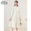 勿忘花米白色纯棉法式衬衫连衣裙女2025春装新款长裙裙子春季穿搭 商品缩略图2