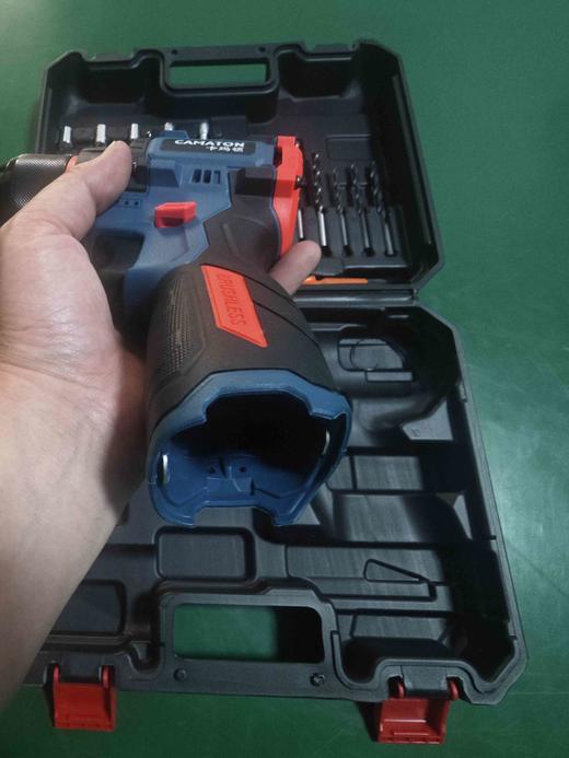 【货号07057】东科款16.8V锂电钻机头带套盒无刷电钻小钢炮电钻双速电钻机头 商品图7