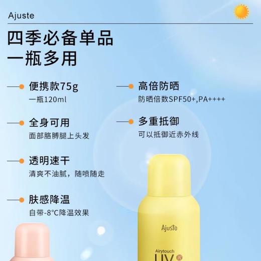 爱伽丝 防晒喷雾75g（田园/运动/樱花款） 商品图2