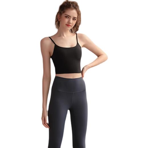 跃牌【洛水之神系列】25春夏细肩带交叉美背瑜伽服新款露背健身背心小吊带SY915 商品图4