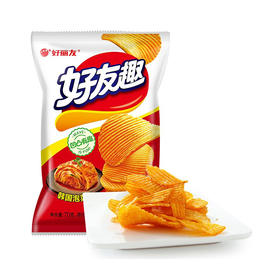 好丽友友趣韩国泡菜味马铃薯片 70g