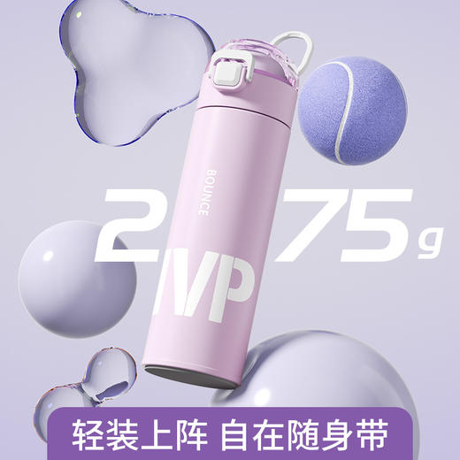 【随心而动，活力出发~】316真空不锈钢弹跳保温杯 大容量运动水杯 便携式户外运动水壶-QQ 商品图2